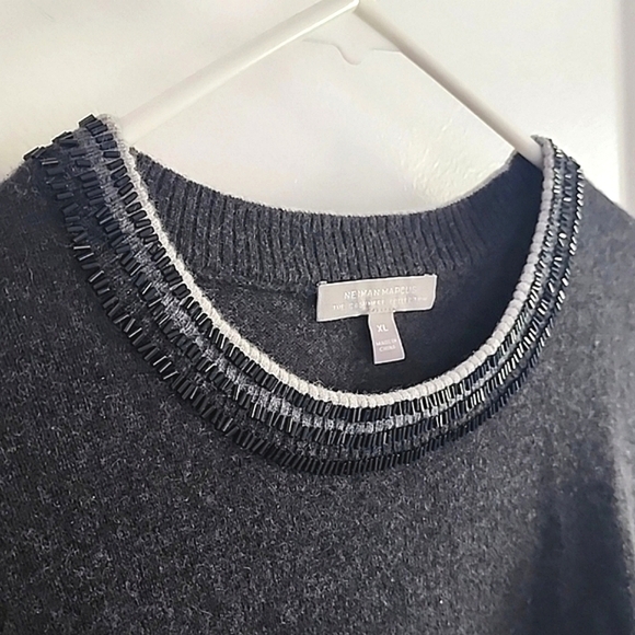 Neiman Marcus 100% Cashmere tunic length sweater size XL - Picture 2 of 8